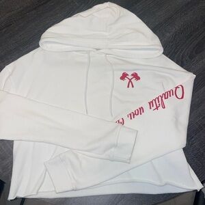 In N Out cropped sweater